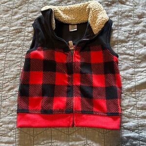 Carters Plaid Vest 18m